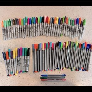 Gigantic Sharpie & Staedtler Marker Lot
